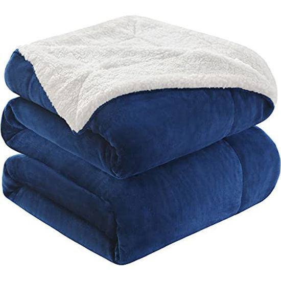 GetUSCart- KAWAHOME Sherpa Fleece Blanket Super Soft Extra Warmest