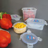 Picture of LocknLock Easy Essentials Food Lids/Pantry Storage/Airtight Containers, BPA Free, Rectangle - 8 Cup - for Cookies, Clear