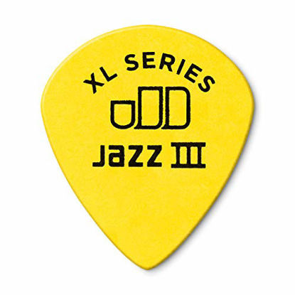 Picture of Dunlop 498P.73 Tortex Jazz III XL, Yellow, .73mm, 12/Player's Pack