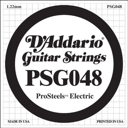 Picture of D'Addario PSG048 ProSteels Electric Guitar Single String, .048