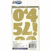Picture of ArtSkills 2" Glitter Letter and Number Stickers for Posters, Crafts and Projects, Gold, 72 Pieces
