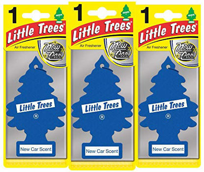 Picture of Little Trees Air Fresheners Tree' - 'New Car' Fragrance LTZ002 - for Car Home - 3 Pack