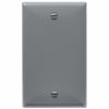 Picture of ENERLITES Blank Cover Wall Plate, Size 1-Gang 4.50" x 2.76", Polycarbonate Thermoplastic, 8801-GY, Gray
