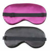 Picture of Eye Mask for Sleeping, Adjustable Strap Silk Sleep, Black-Purple, Size No Size