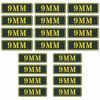 Picture of Aolamegs Ammo Can Vinyl Sticker Set Decal Label 9MM 5.56 7.62 12GA .22 .223 .308 .300 .380 .45 (20 Pack/9MM)
