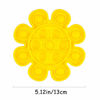 Picture of Update 2021 Sensory Fidget Toys Flower Pop Push Bubble Special Needs Toys for Kids Food Grade Silicone Relieving Stress Toys for Adults Just Bubble Game Sensory Toy for Anxiety (Yellow Flower)