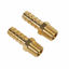 Picture of 2 Pack Brass Hose Fitting, Adapter, 3/8" Barb x 1/4" NPT Male Pipe