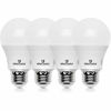 Picture of Great Eagle A19 LED Light Bulb, 6W (40W Equivalent), UL Listed, 4000K (Cool White), 450 Lumens, Non-dimmable, Standard Replacement (4 Pack)