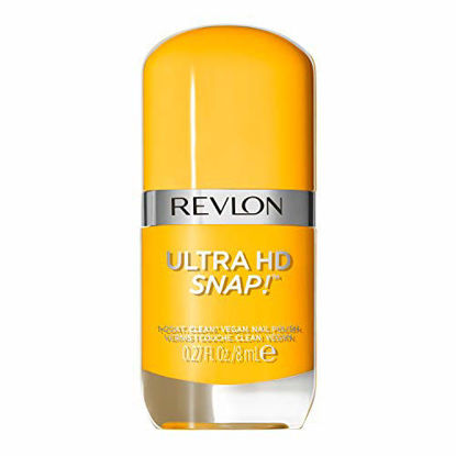 Picture of REVLON Ultra HD Snap Nail Colors, Natural Rich Glossy Nail Polish, 100% Vegan Formula, No Base and Top Coat Needed, 010 Marigold Maven, 0.27 Fl Oz