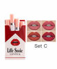 Picture of Emirde 4 Colors Matte Cigarette Lipstick Pack Set Tube Nude Red Lips Long Lasting Waterproof Liquid Lipstick Women Make up Velvet Cosmetic Lipsticks C