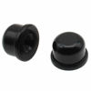 Picture of 1/4-27 Lamp Finials Caps,FDXGYH 2 pcs Lamp Finials Caps Tapped of Tops for Lamp Shade Holder Harp(Black)