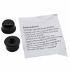 Picture of 1/4-27 Lamp Finials Caps,FDXGYH 2 pcs Lamp Finials Caps Tapped of Tops for Lamp Shade Holder Harp(Black)