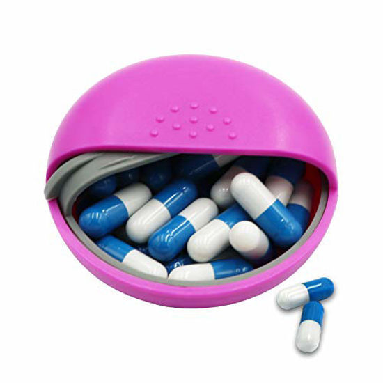Amazon.com: Pill Box 2 Compartment Medicine Pill Case,Portable Pill Box for  Pocket or Purse Pill Box Decorative Metal Medicine Vitamin Organizer Unique  Gift(Garden Flowers) : Health & Household