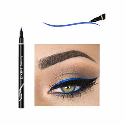 Picture of Cat Eye Makeup Waterproof Neon Colorful Liquid Eyeliner Pen Make Up Comestics Long-lasting Black Eye Liner Pencil Makeup Tools (blue)