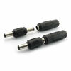 Picture of RLECS 2pcs DC 5.5x2.1mm Male to Male Power Plug Connector & 2pcs DC 5.5x2.1mm Female to Female Power Jack Connector Adapter for CCTV