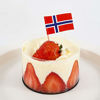 Picture of JAVD CYPS 100 Pcs Norway Flag Norwegian Toothpick Flags, Small Mini Stick Cupcake Toppers Norwegian Flags,Country Picks Party Decoration Celebration Cocktail Food Bar Cake Flagsflag (Norway)