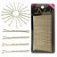 Picture of Dofash Wavy Blonde Bobby Pins on Card 5CM/2INHairpins Decorative Hair Accessories for Women - 60 Count