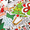 Picture of Konsait 100pcs Christmas Stickers Bulk, No Repetition Cartoon Christmas Waterproof Graffiti Vinyl Decal Stickers Pack for Cards Bags boxes Scrapbook Window Glass Christmas Holiday Decorations Supplies