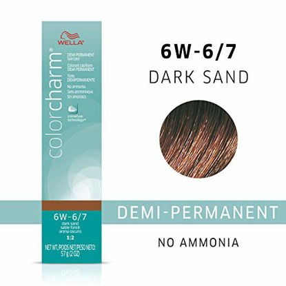 Picture of WELLA Color Charm Demi Permanent Hair Color 6w Dark Sand, 2 Ounce