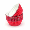 Picture of Mombake Standard Red Foil Cupcake Liners Muffin Baking Cups for Party and More, 100-Count