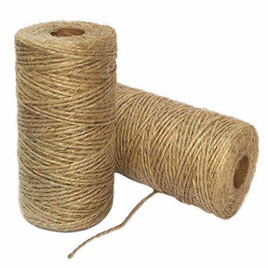 Jute Twine - Brown Roll 245' Jute Twine for Crafts