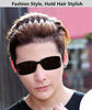 Picture of Mens Headband, Hair Band Men, Metal Headbands for Women Hair Bands Men's Sports Hairband Fashion Boy Non Slip Elastic Outdoor Workout Hoop Clip Tie Teeth Black Wide Wavy Headwear Beauty Care