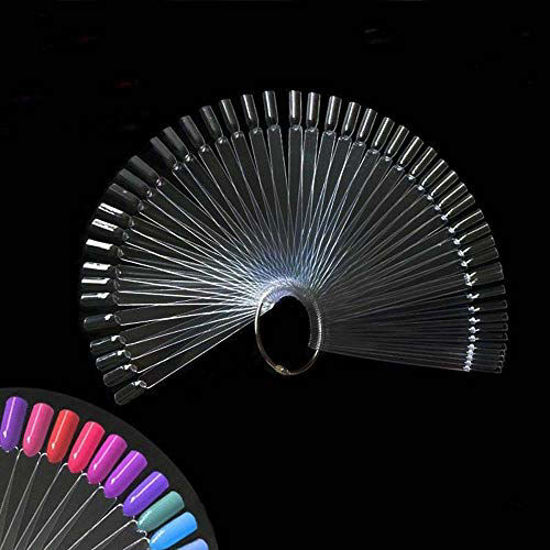 GetUSCart- JASSINS 150 Pcs Nail Swatch Sticks with Ring and Number ...