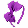 Picture of 7Rainbows Cute Purple Bow Headband for Girls Toddlers.