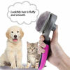 Picture of Johnson Alon Dog Grooming Comb Brush, Pet Kitten Brush, Cats&Dogs Brush for Shedding- Gently Removes Loose Undercoat,Mats and Tangled Hair