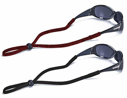 Picture of Sunglass Eyeglass Lanyard for Men, Women, Kids, Adjustable Glasses Cord Strap, Pack of 2