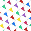 Picture of Piokio 100ft Colorful Flag Banner Party Celebrations Decorations, for Party, Birthdays, Classroom Decorations