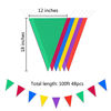 Picture of Piokio 100ft Colorful Flag Banner Party Celebrations Decorations, for Party, Birthdays, Classroom Decorations