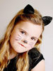 Picture of ZOONAI Girls Glitter Cat Ears Headband Cute Hair Band Halloween Christmas Cosplay Party Costume Purple