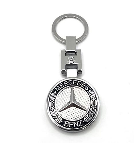 GetUSCart- Car Logo Key Chain Ring 3D Chrome Metal car Keychain