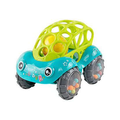 Picture of ZHFUYS Rattle & Roll Car,3 to 24 Months Baby Toys 5 inch boy and Girl Infant Toys Vehicles(Green)