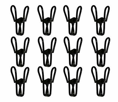 Yansanido Pack of 30 Assorted Colors Utility Clips PVC-Coated 2 Steel Wire Clip