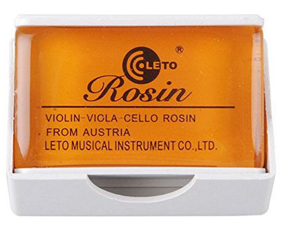 Picture of Leto 101 Rosin for Violin Viola Cello, Light and Low Dust