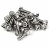 Picture of M3 x 8mm Socket Head Cap Screws, Stainless Steel 18-8 (304), Allen Socket Drive, Full Thread, Bright Finish, 50 PCS