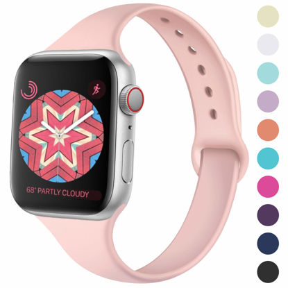 Picture of KOLEK Sweat-Proof Sport Band Compatible with Apple Watch 38mm 40mm Series 4 3 2 1, Pink