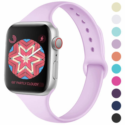 Picture of KOLEK Cute Bands Seamless Fit for iWatch Series 4 3 2 1 38mm 40mm, Lavender