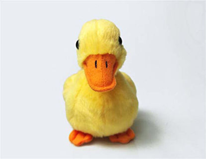 Picture of Yellow Chick Stuffed Animal Chicken White 5 inches, 12cm, Plush Toy, Duck Soft Toy (1Yellow Duck)