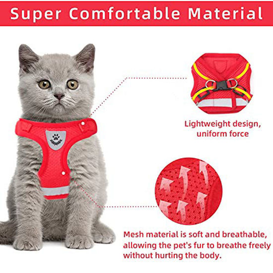 GetUSCart Cat Vest Harness and Small Dog Vest Harness for Walking, All
