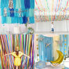 Picture of PartyWoo Crepe Paper Streamers, 6 pcs 82ft Green Streamers Party Decorations, Party Streamers, Birthday Streamers, Blue Streamers for Birthday Party, Wedding Decorations, Birthday Decorations (Blue)
