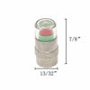 Picture of yueton Car Tire Valve Cap 36 PSI 2.4 Bar Car Tire Pressure Monitoring Valve Cap Sensor Indicator 3 Color Eye Alert 4Pcs