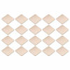 Picture of JIUWU IC Chipset GPU CPU Thermal Heatsink Copper Pad Shim Size 20 x 20 x 0.8mm Pack of 20