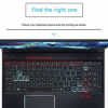 Picture of Keyboard Cover for Acer Nitro 5 AN515-45/43/44 AN515-54/55 AN517-54/53/51/52 NP515-51 |Nitro 7 AN715-51/52 |Acer Predator Helios 300 PH315-52/53 PH317-53/54 15.6 17.3 US Keyboard Cover -TPU