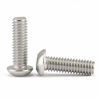 Picture of M5-0.8 x 14 mm Button Head Socket Cap Screws, Stainless Steel 18-8 (304), Bright Finish, Fully Threaded, 50 PCS