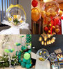 Picture of 20 Inch Bobo Balloons Bubble Balloons, 10 Pcs Clear Bobo Balloon, Large Transparent Bubble Balloon for Christmas Wedding Birthday Party Decoration