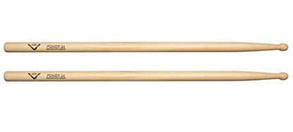 Picture of Vater 3A Power Wood Tip Hickory Drumsticks, Pair