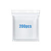 Picture of 200 Pcs 1" x 1" Small Thick Heavy Duty Clear Reclosable Zip Poly Lock Bags Durable Seal Resealable Zipper Bags Jewelry Earrings Pill Zip Bag